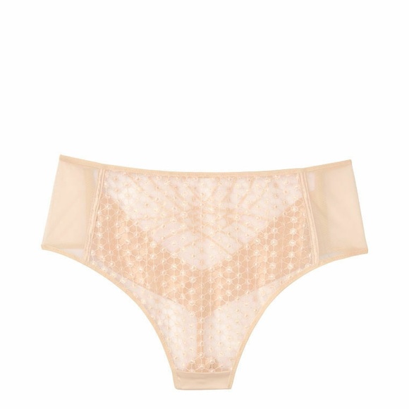 NWT $40 Victoria's Secret Luxe Valentine Starburst High Waist Thong [ XS ]‎ - Picture 12 of 12